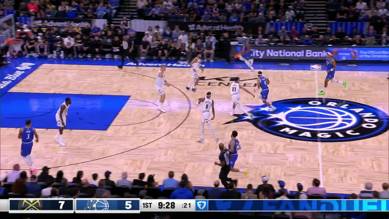 Wendell Carter Jr dunks it over the rookie Spencer Jones off a bounce pass by Anthony Black with replays