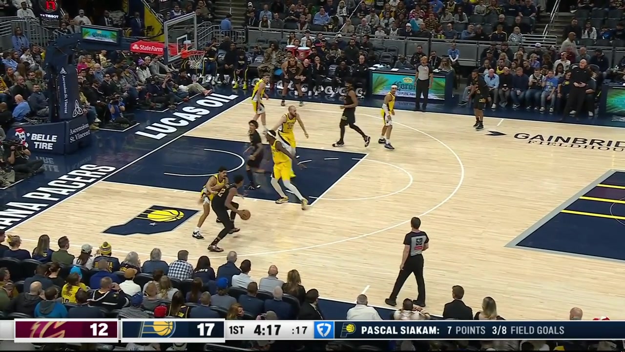 Johnny Furphy steals the ball and soars for the fastbreak dunk With replays Tyrese Haliburton is celebrating on the bench