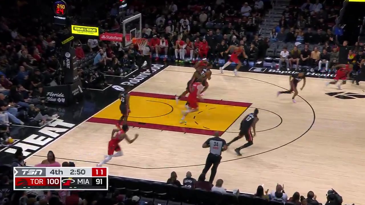 Scottie Barnes clutch defense this season