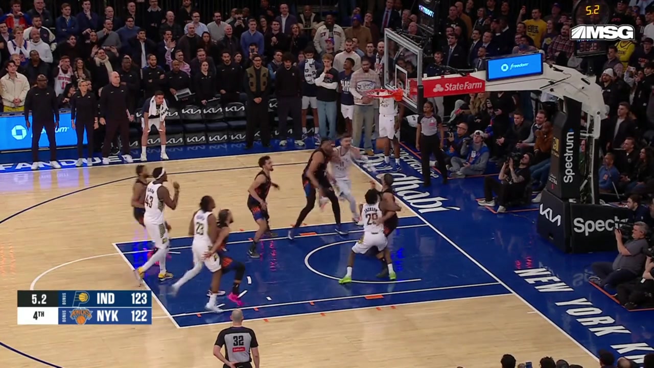 Loose ball foul on Aaron Nesmith extends the game after Landry Shamet misses the open 3