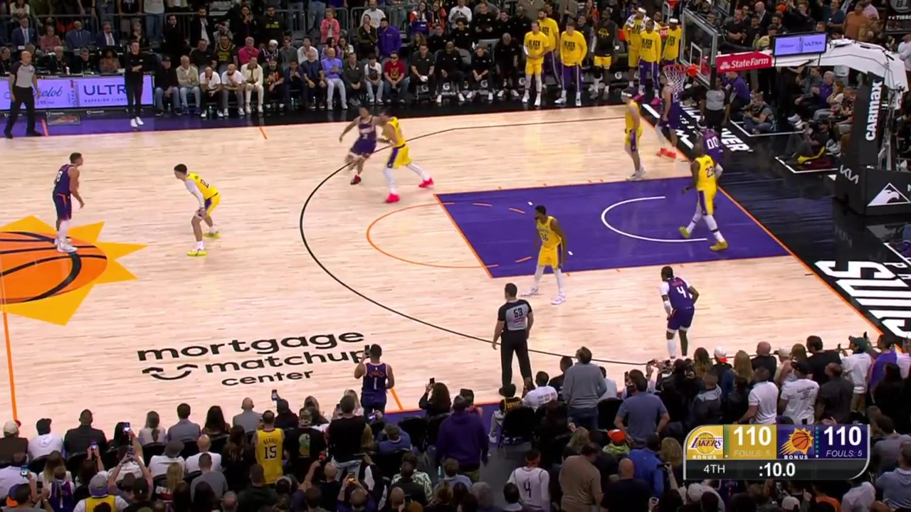 Royce O'Neale hits the game-winning 3-pointer against the Lakers and Austin Reaves misses the potential game-tying 3 at the buzzer with replays Suns and Lakers commentaries