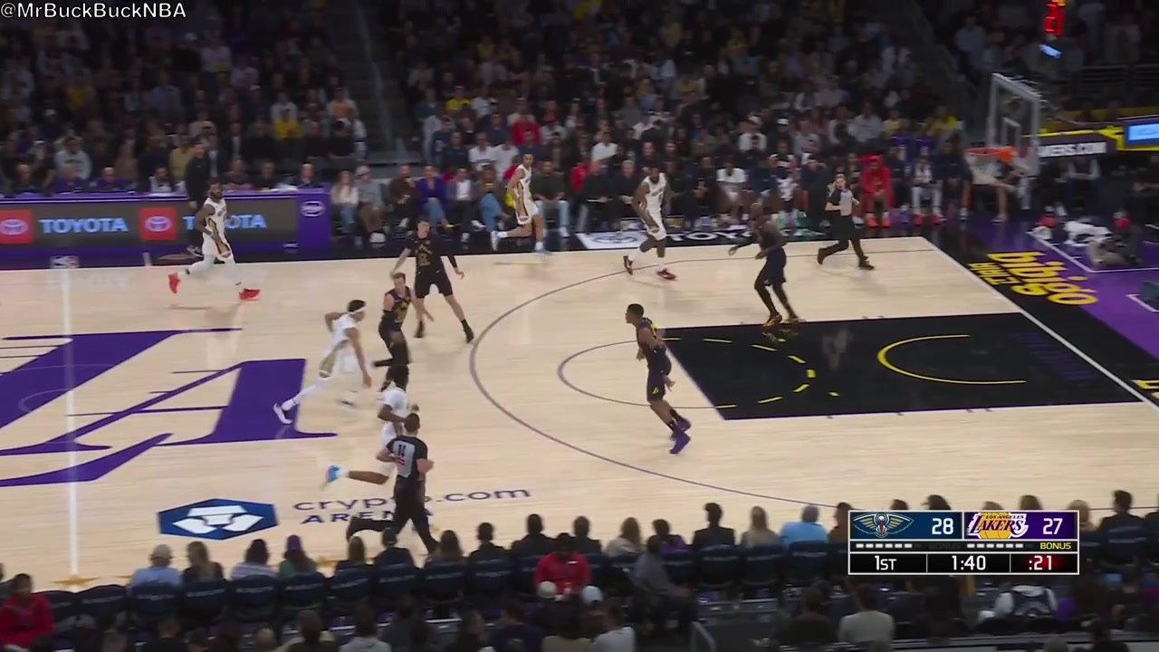 All the 4 dunks by LeBron James against the New Orleans Pelican… - NBAclips