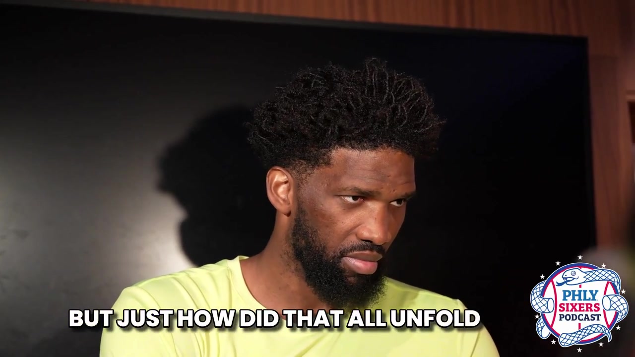Joel Embiid on not playing on Wednesday - I was pissed off I wanted to play basketball I wasn't allowed to play basketball I think this is more of a question for Daryl Morey