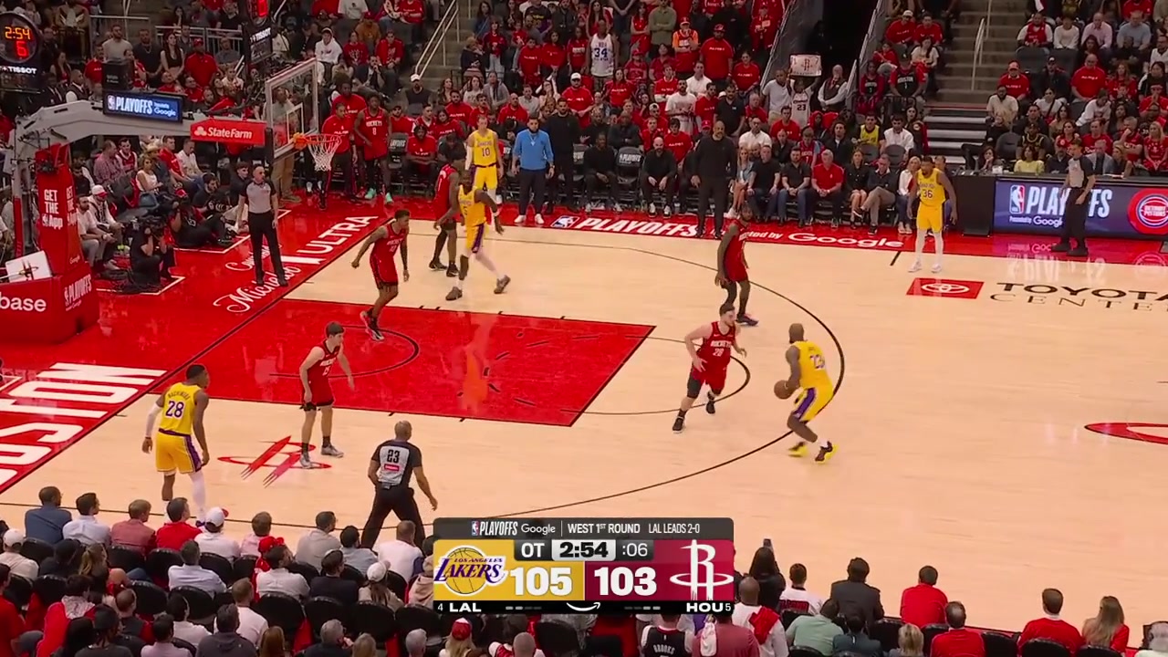 Rui Hachimura saves the ball Van Gundy confuses him for Marcus Smart and Rui scores the clutch driving layup in overtime gets hyped alongside Deandre Ayton with replays