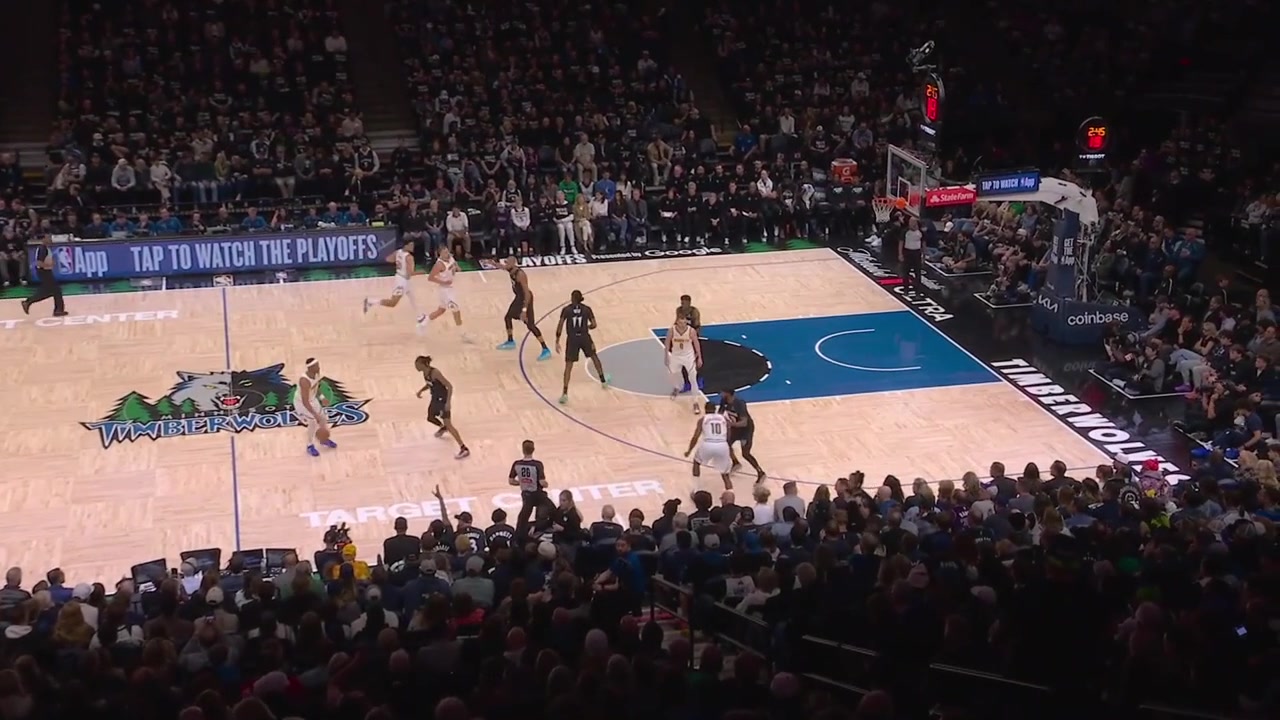 ABC seem to be late returning from commercials as the game goes on