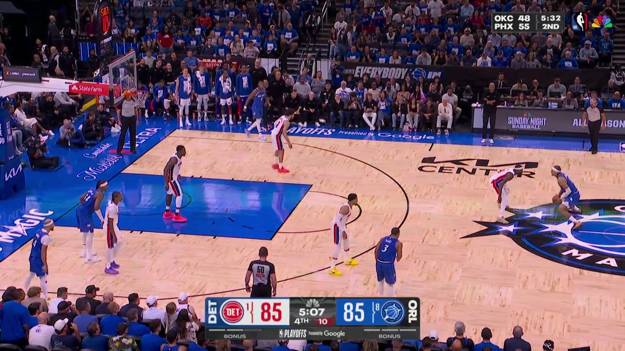 Jamal Cain rises for the tip dunk