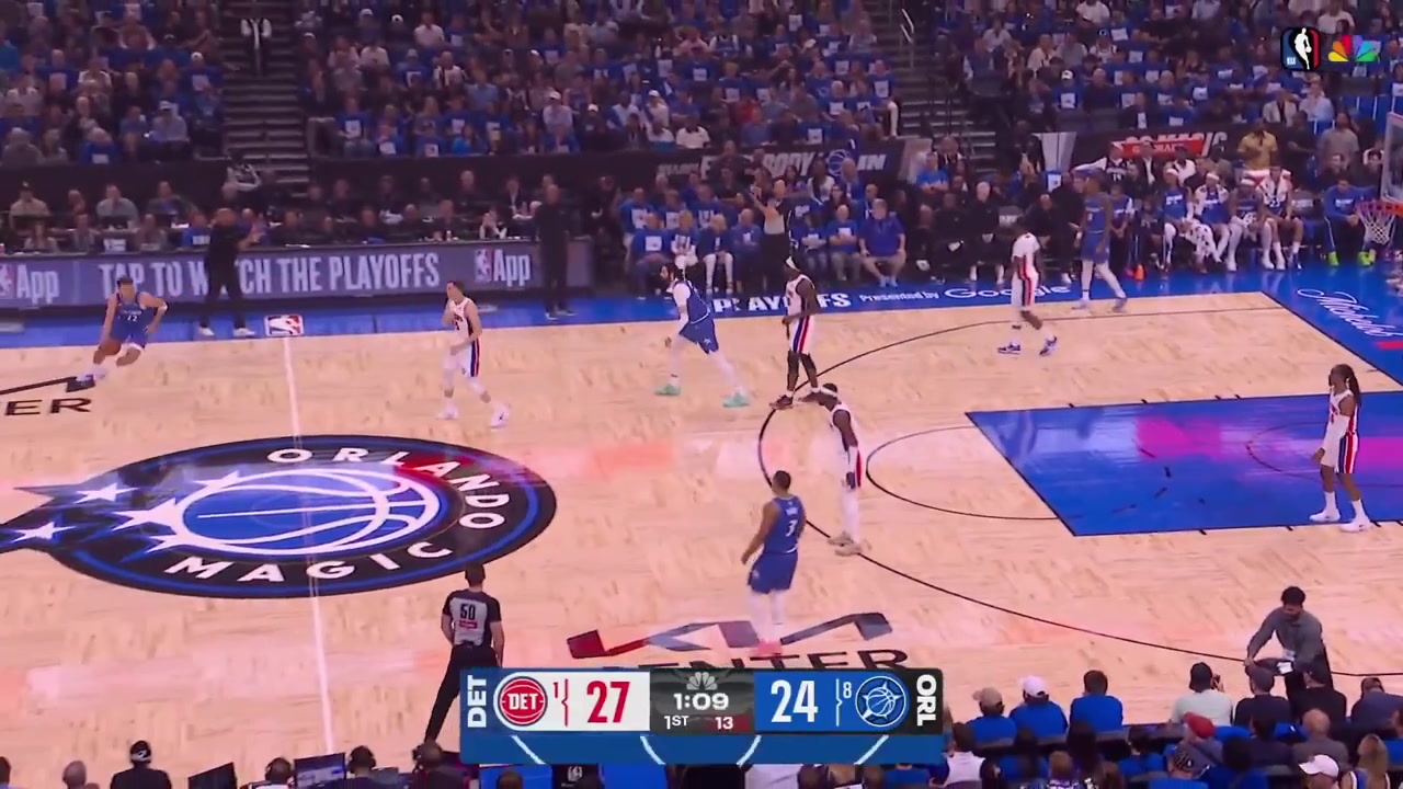 Isaiah Stewart full highlights vs Orlando Magic 88-94 L - Game 4 - First Round of the 2026 NBA Playoffs8 Points on 34 FG 11 from 3 13 FT 3 Offensive Rebounds 1 Assist 2 TOV 8 Blocks 4 PF and a - of 5 in 1715 minutes played off the bench