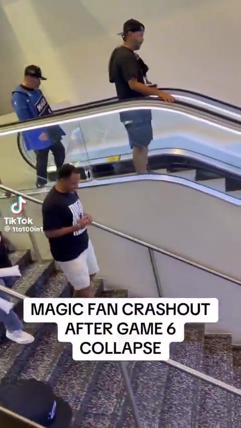 Orlando Magic fan goes OFF after Game 6 collapse