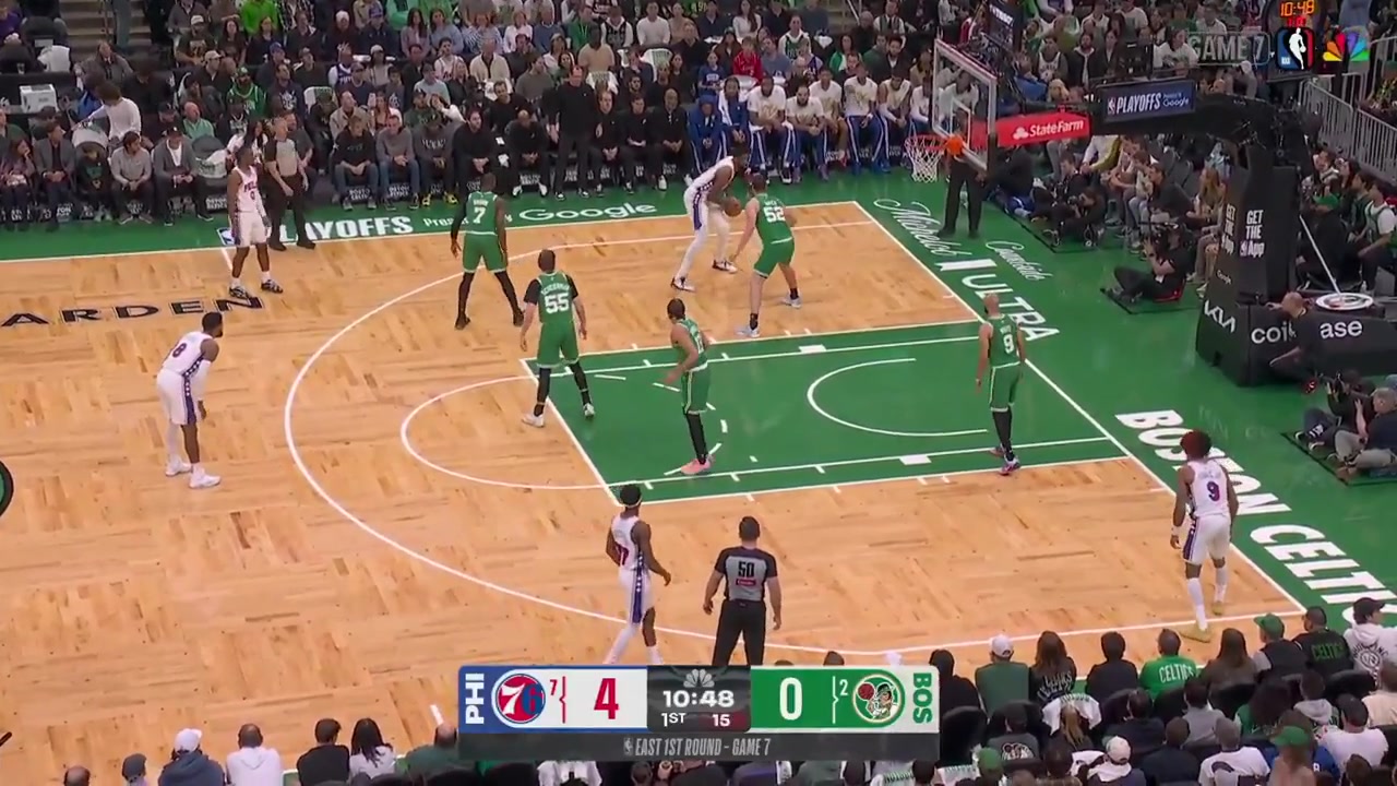 Jaylen Brown full highlights vs Philadelphia 76ers tonight 109-100 L - Game 7 - First Round of the 2026 NBA Playoffs33 Points on 1227 FG 444 39 from 3 66 FT 9 Rebounds 1 Off Reb 4 Assists 3 TOV 3 Blocks 3 PF and a - of -16 worst in the game in 4001 MP