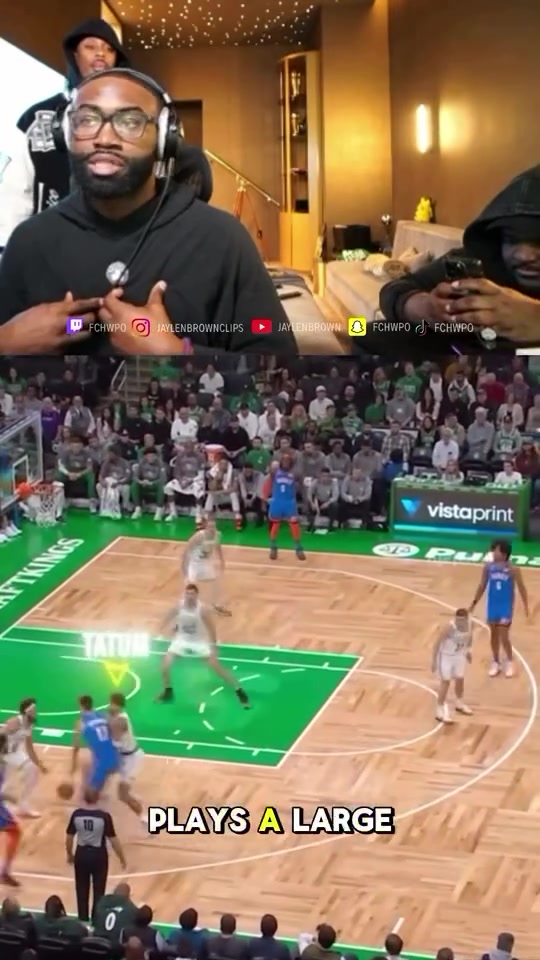 Jaylen Brown 25 weeks ago talking about conversations with refs throughout his vice president role with the NBPA