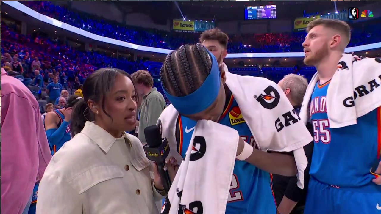 SGA post game interview
