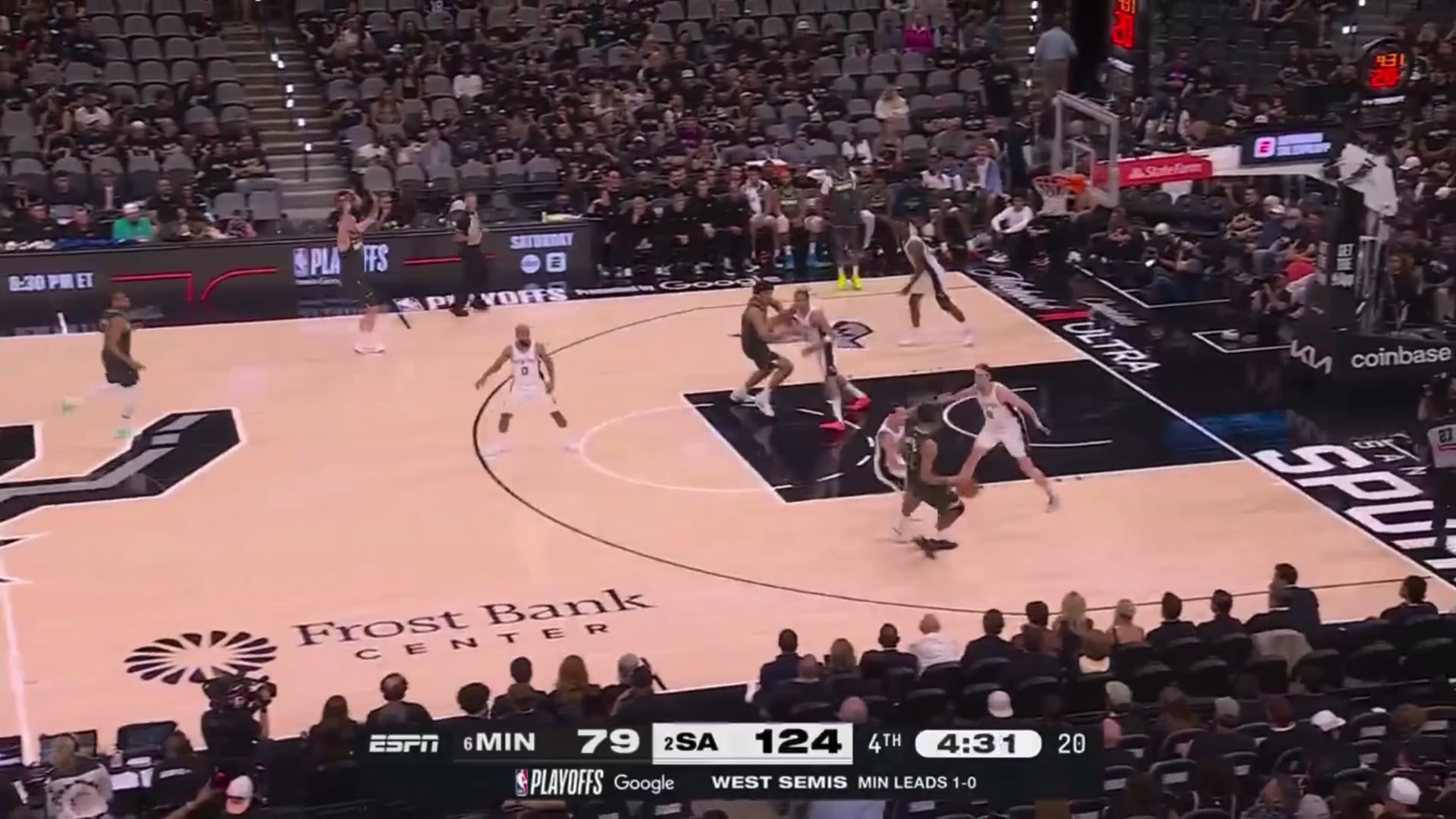 Joe Ingles hits a huge three to cut the lead down to 42