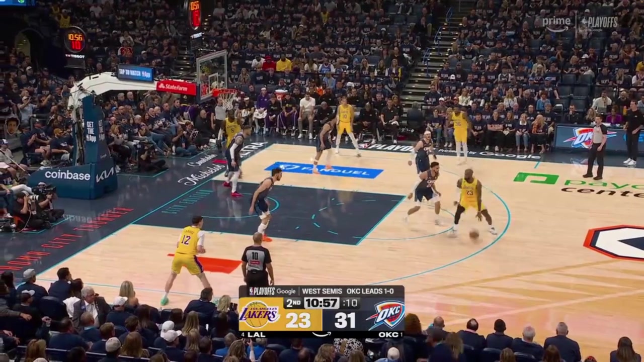 Dominayton misses a layup then gets his putback swallowed up by Chet Holmgren