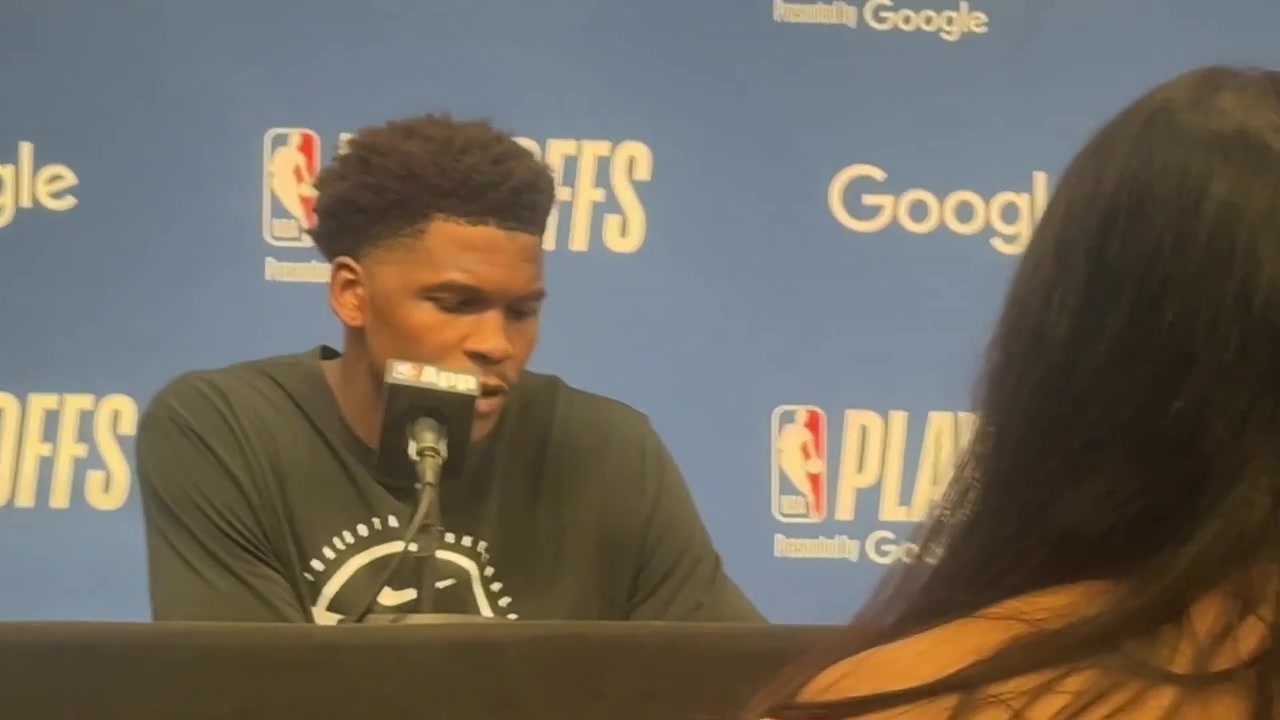 Anthony Edwards brushes off the confrontation postgame - Competition at the highest level We want to win Finchy want to win Tony Brothers is Tony Brothers We all love him so its all good