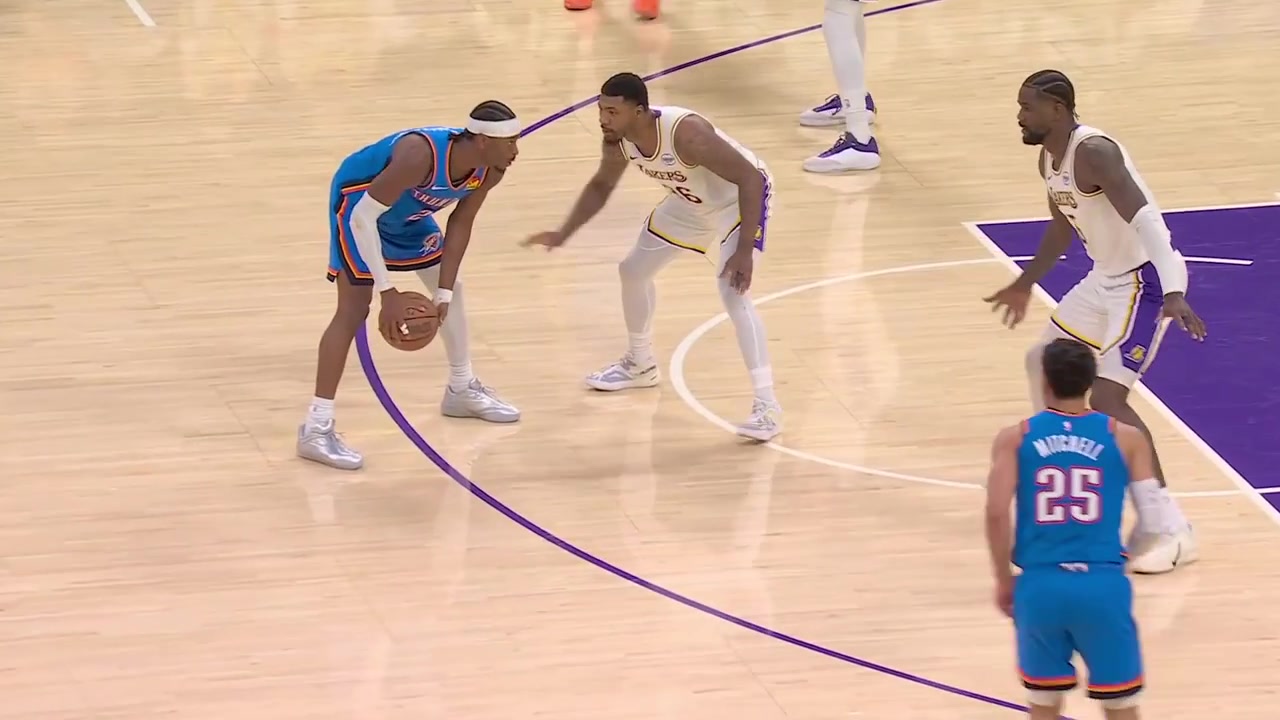 Replays of Ajay Mitchell highlights from the game