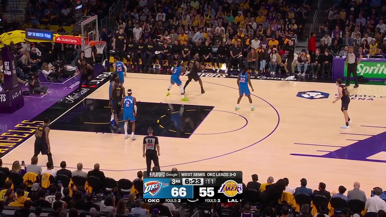 Marcus Smart swings the ball to Rui Hachimura who hits the corner 314 Points for Rui