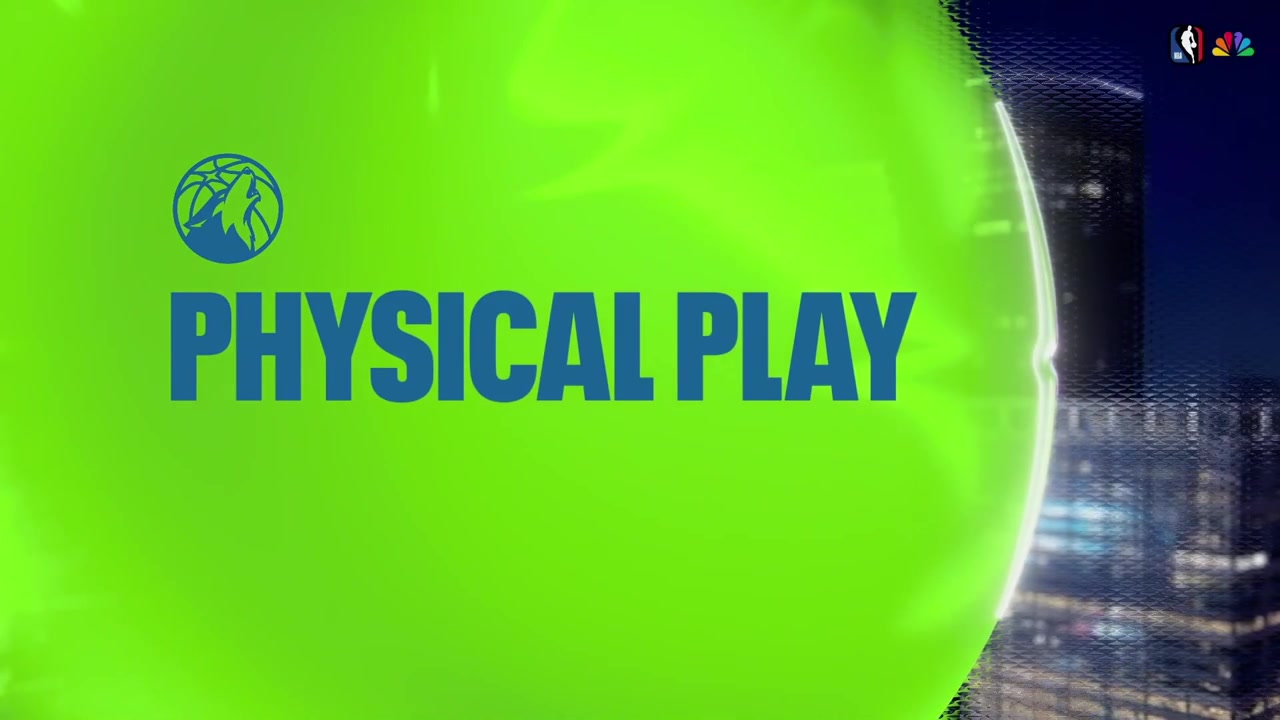 Replays of the Timberwolves being physical with Victor Wembanyama in the 1st half