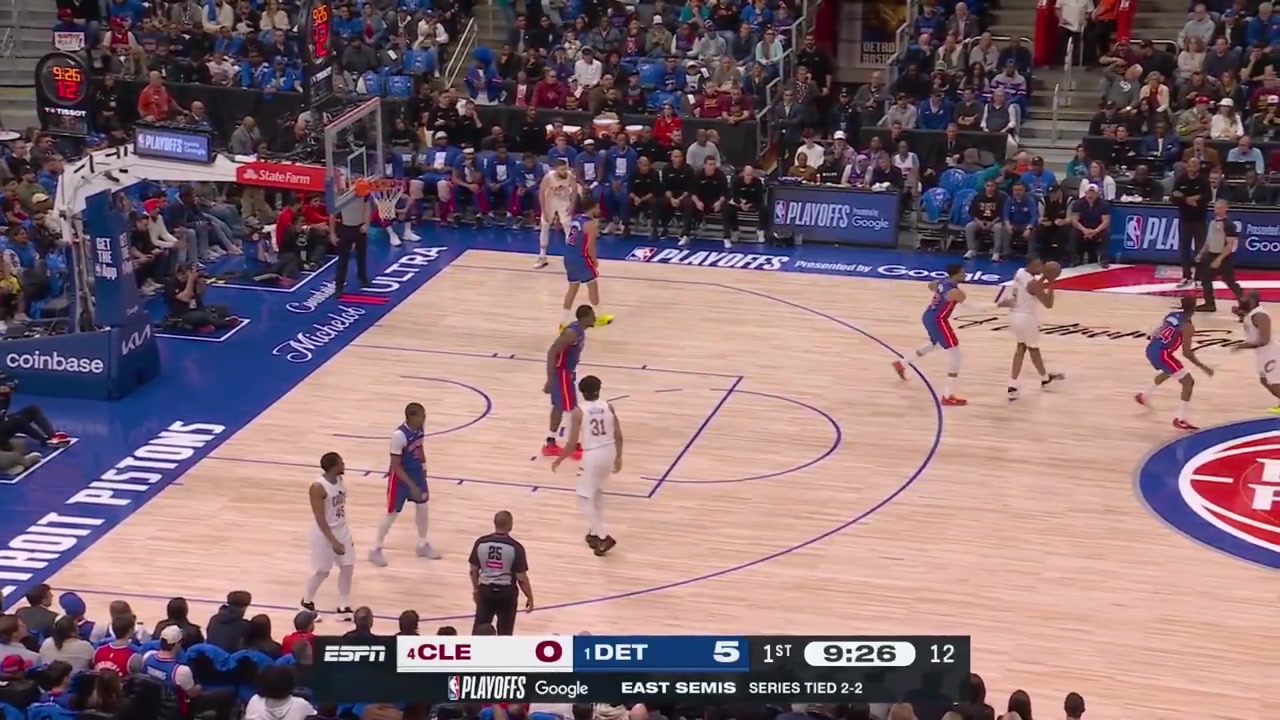 Evan Mobley full highlights vs Detroit Pistons 117-113 W - Game 5 - Eastern Semifinals - 2026 NBA Playoffs 19 Points on 613 FG 462 23 from 3 56 FT 833 8 Rebounds 1 Off Reb 8 Assists 4 TOV 1 Steal 3 Blocks 2 PF - of -7 tied for worst on team in 4232 MP