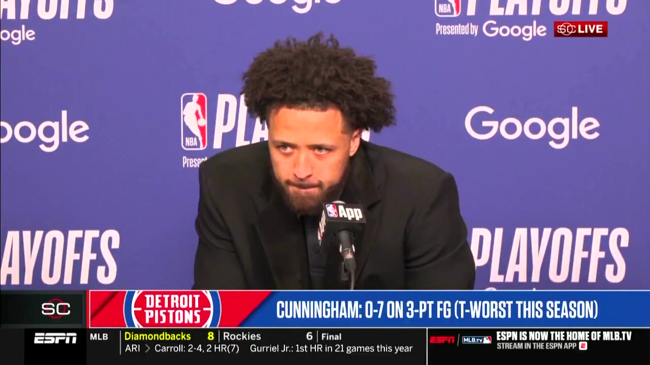 Cade Cunningham There was a great opportunity this season to move forward and to continue to experience new things that we hadn't been exposed to Fell short We were right there but we fell short I think that chip and that sting is going to sit for a while