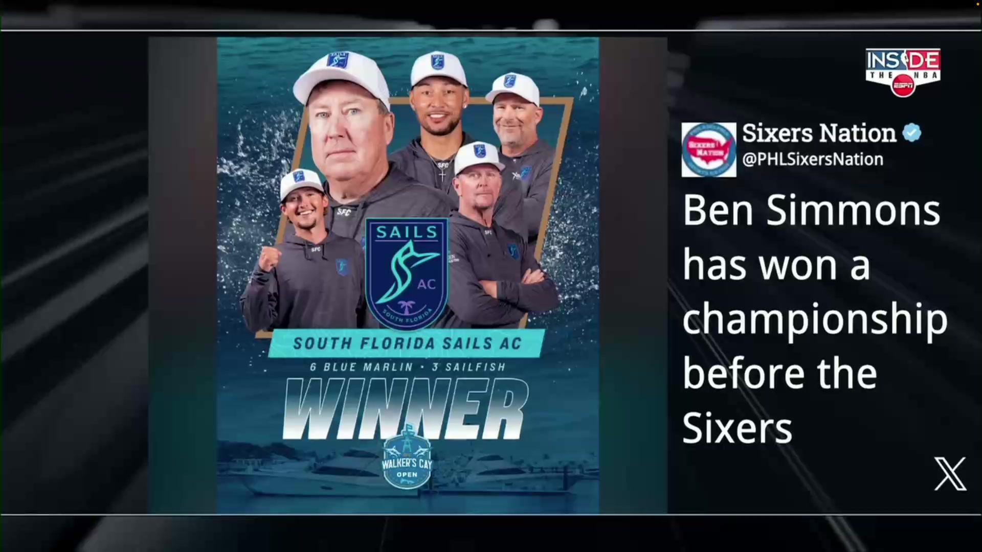 Inside the NBA Ben Simmons has won a championship before the Sixers