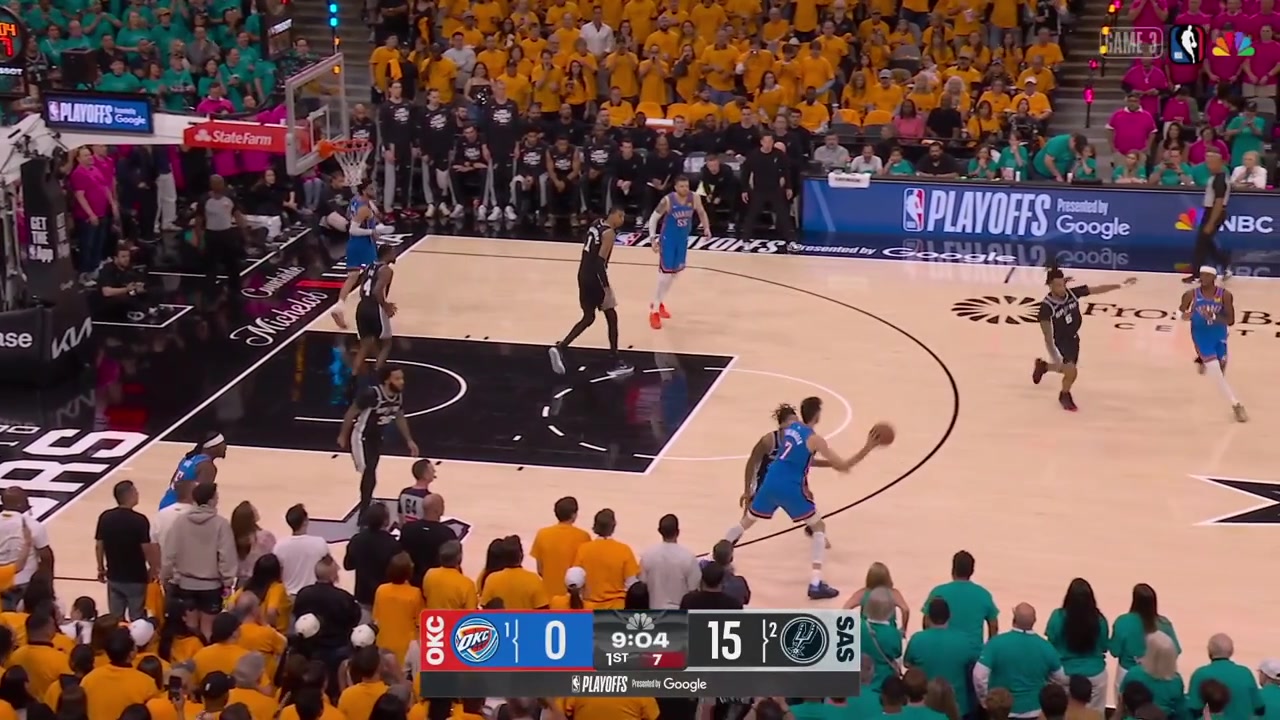 Victor Wembanyama BLOCKS the floater attempt by Isaiah Hartenstein