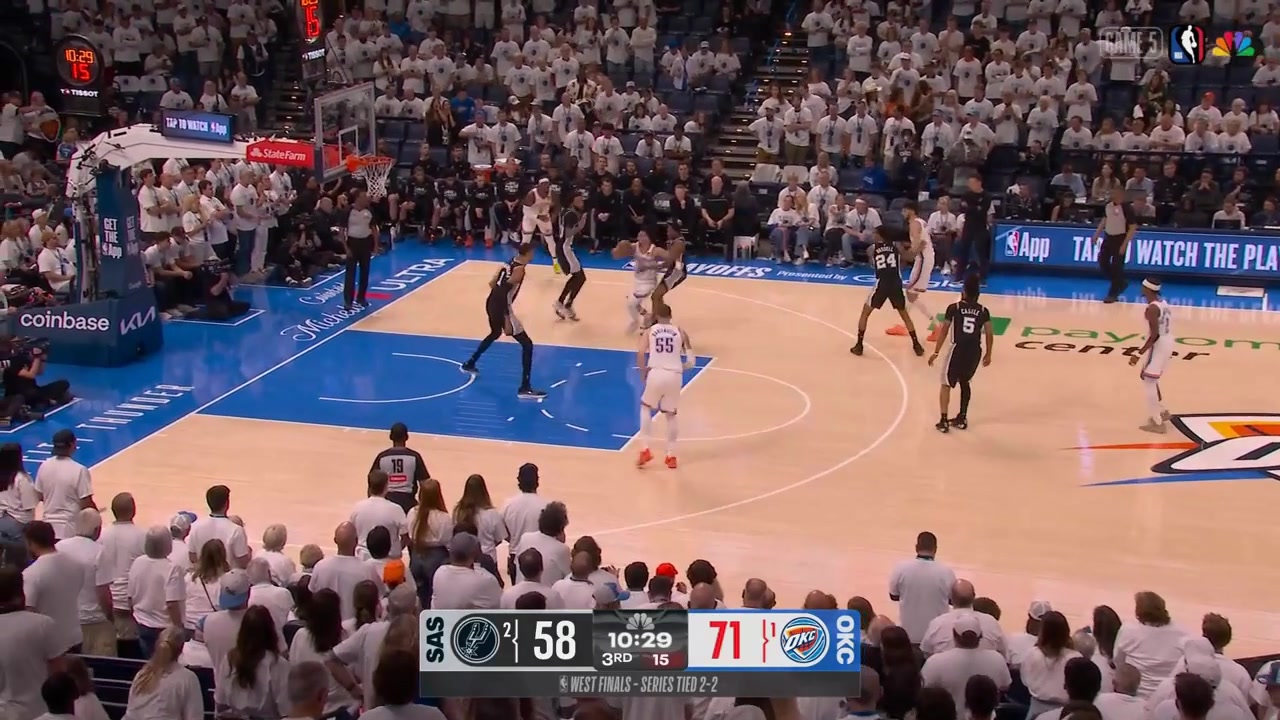 - McCain gets the shot and the foul with replay