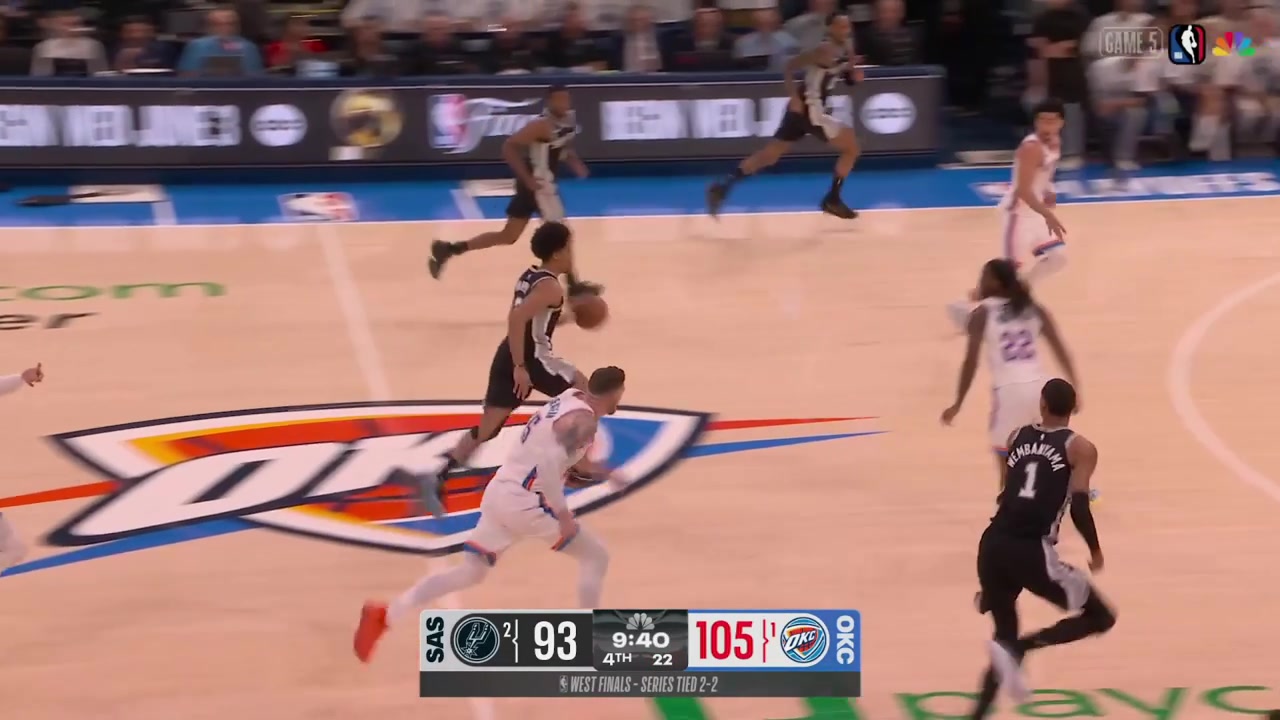 Lowlight Wemby misses the lob-dunk and Spurs fail a second chance