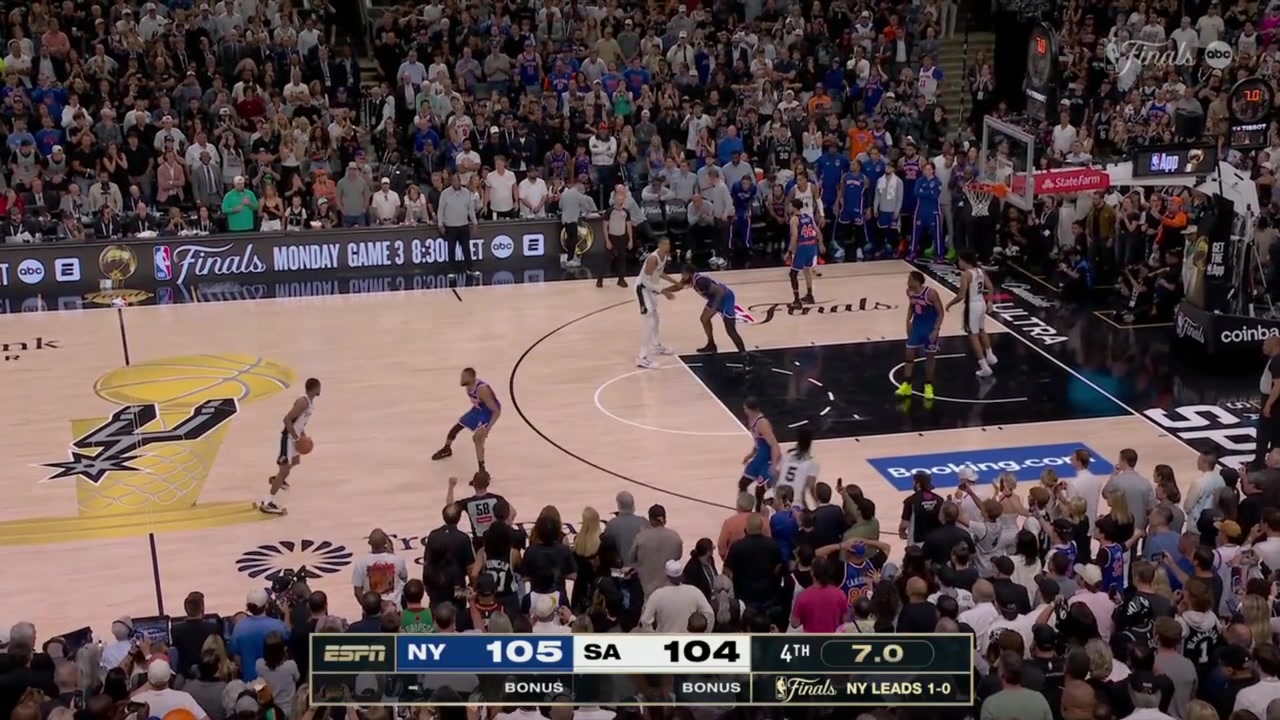 Wemby can't hit the game-winner Knicks lead the series 2-0