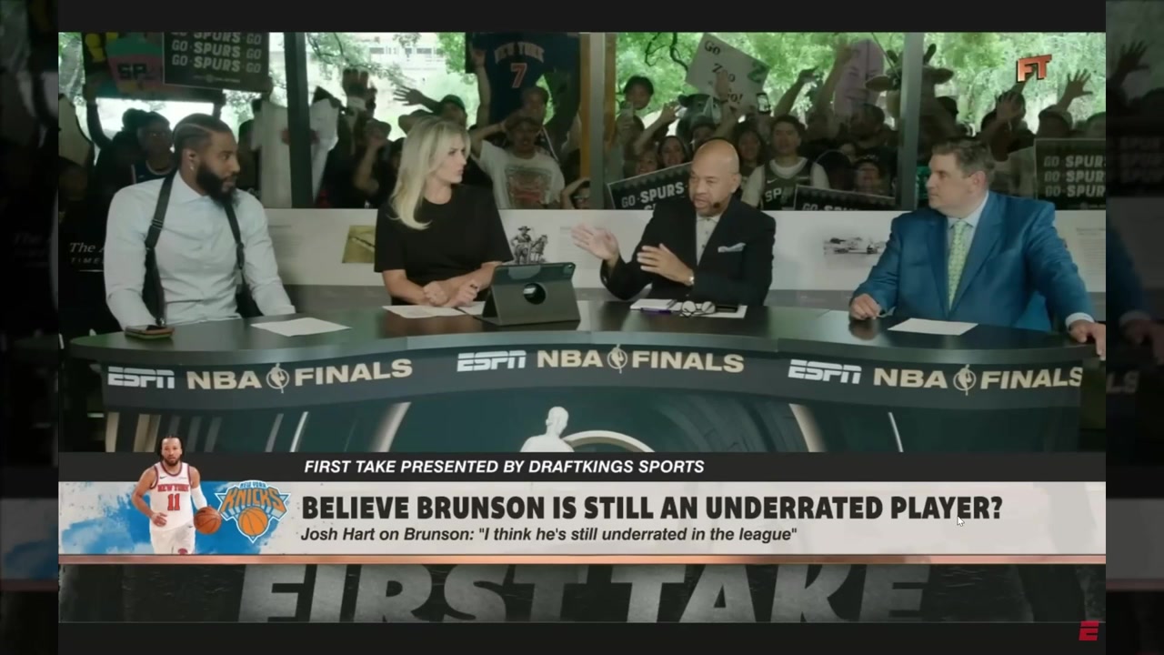 Wilbon I have a vote and I was trying to figure out well have I voted for Jalen Brunson 1st Team All-NBA I haven't Voted for him 2nd We value other stuff that we shouldn't value So let me go against my own vote Jalen Brunson's at least as valuable as Luka Doncic