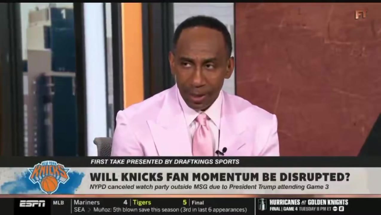 Stephen A Smith The president has no business showing up in New York City I am dead serious It is selfish It is narcissistic It is ridiculous that he is coming to this game