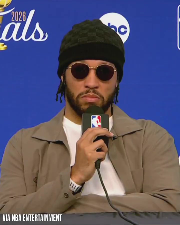 Jalen Brunson on Wemby shoving him Whatever you saw is what you saw