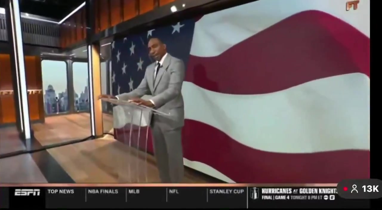 Stephen A fires back at the president for calling him low IQ Didnt you call the former president Sleepy Joe What should we call you for falling asleep at the game last night
