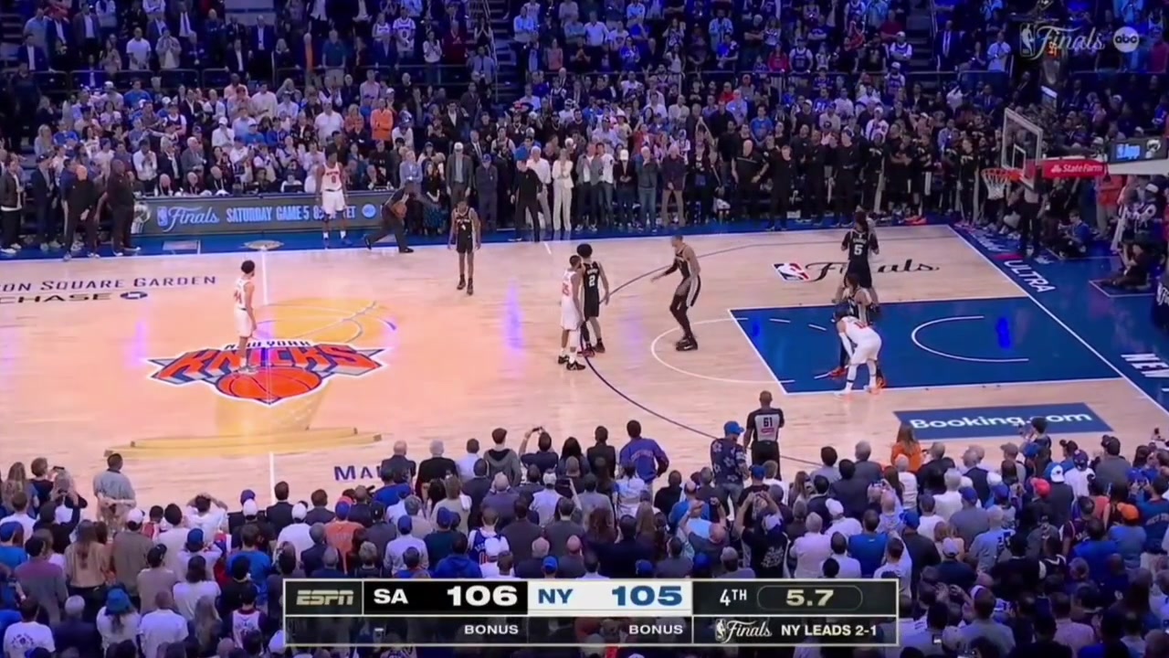 Last 57 seconds of an exhilarating game 4 fan reactions after the Knicks pull off the largest comeback in NBA Finals history