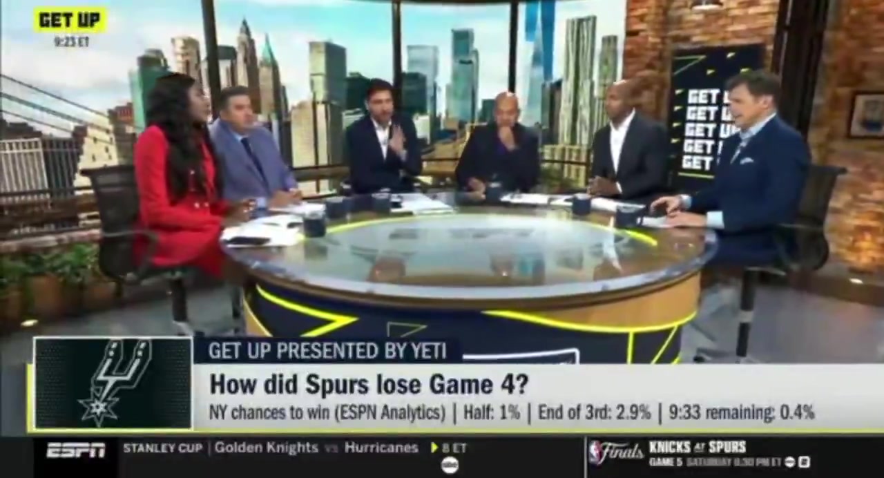 Mike Greenberg If you're throwing eggs at Victor Wembanyama if you're beating up people wearing Spurs jerseys just know that you are a disgrace You're not disgracing the city you're disgracing yourself