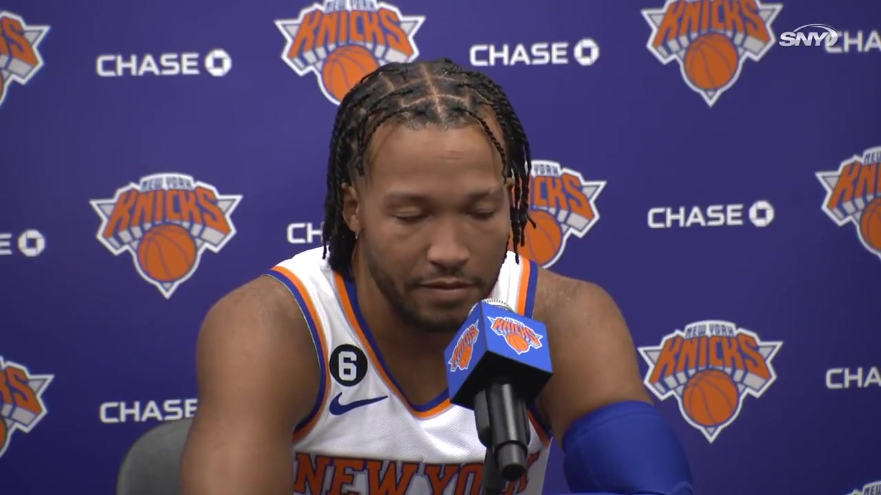 Jalen Brunson in 2022 first Knicks season I want to be myself I'm not a savior in any way shape or form I just want to be able to contribute to the team