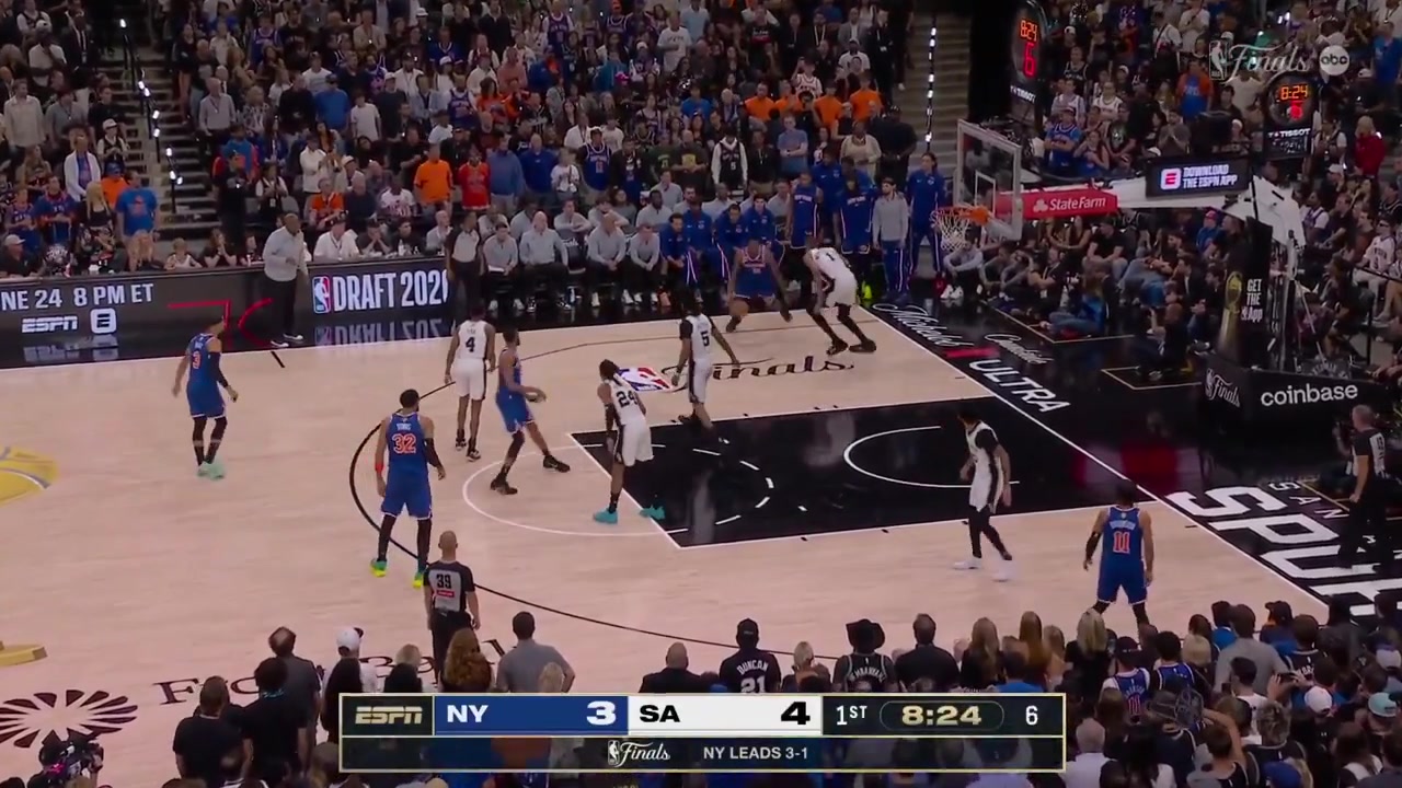 Devin Vassell full highlights vs New York Knicks 94-90 L in Game 5 of the 2026 NBA Finals12 Points on 58 FG 625 25 from 3 400 7 Rebounds 2 Assists ZERO turnovers 2 Steals 1 Block 1 PF and a - of -11 in 3912 minutes played