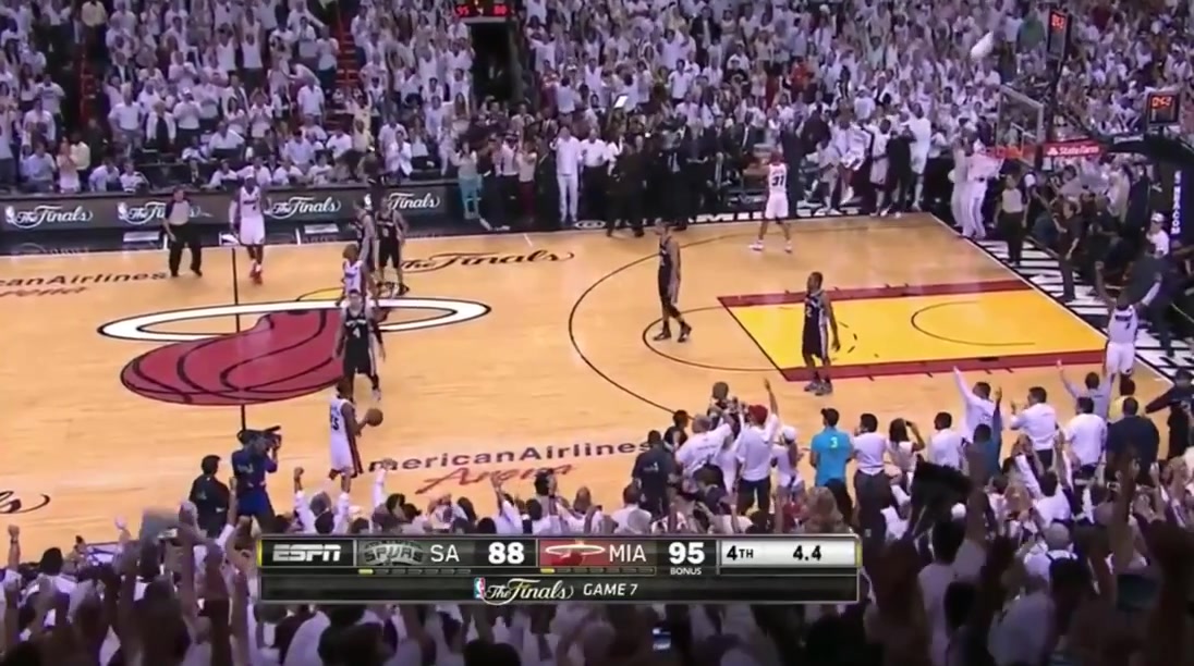 The Spurs players the last time after losing the finals