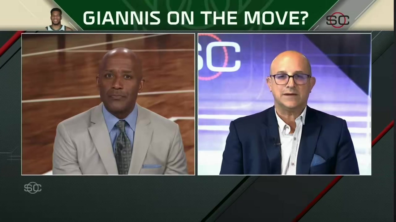 Bobby Marks I'm still of the belief it's Miami because when you look at Giannis it's the superstar checklist of 3 things that Buck want Draft Capital Young Players On Controllable Contracts Win NOW Players I do think that Miami right now has the best package out there