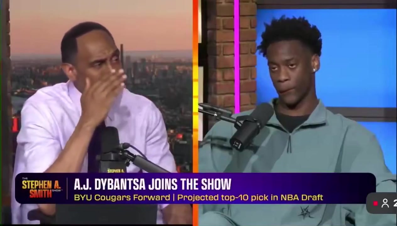 AJ Dybansta on what he brings to the table I'm super versatile 69 doing it all Can play 1 through 5 I'm bringing the ball up throwing lobs I'm an exciting player so I fill seats And I'm just super relatable though people just relate to me