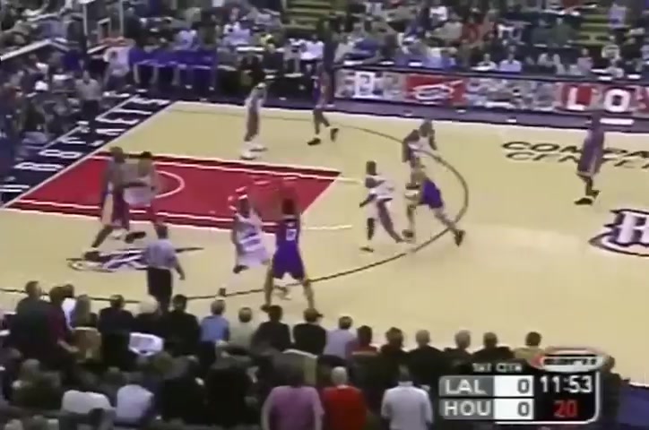 Yao Ming Blocks Shaqs First 3 Shots and Scores The Rockets First 3 Shots Himself