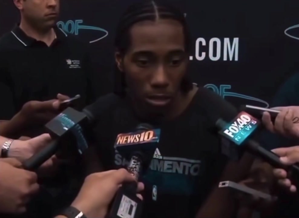 Whys Kawhi Always Sound Like Hes in Pain When Laughing