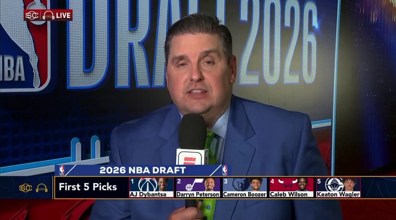 Brian Windhorst on the Nets decision to select Mikel Brown Jr instead of Darius Acuff Jr I honestly believe that choice at 6 Brown or Acuff will be one of the legacies of this draft