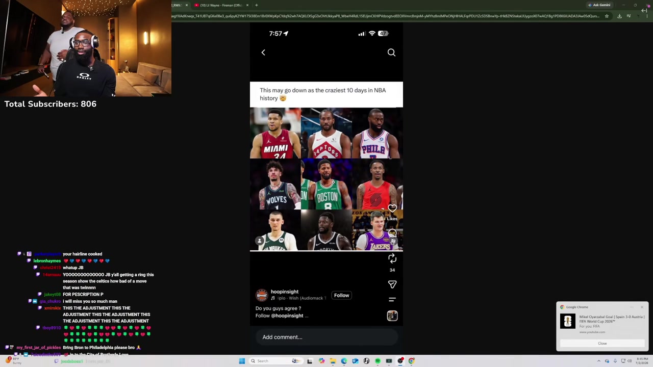 Jaylen Brown You got LaMelo and Antman who know what they about to be getting into outside the courtI love bothg of them mfers but they gotta get some supervision and some council