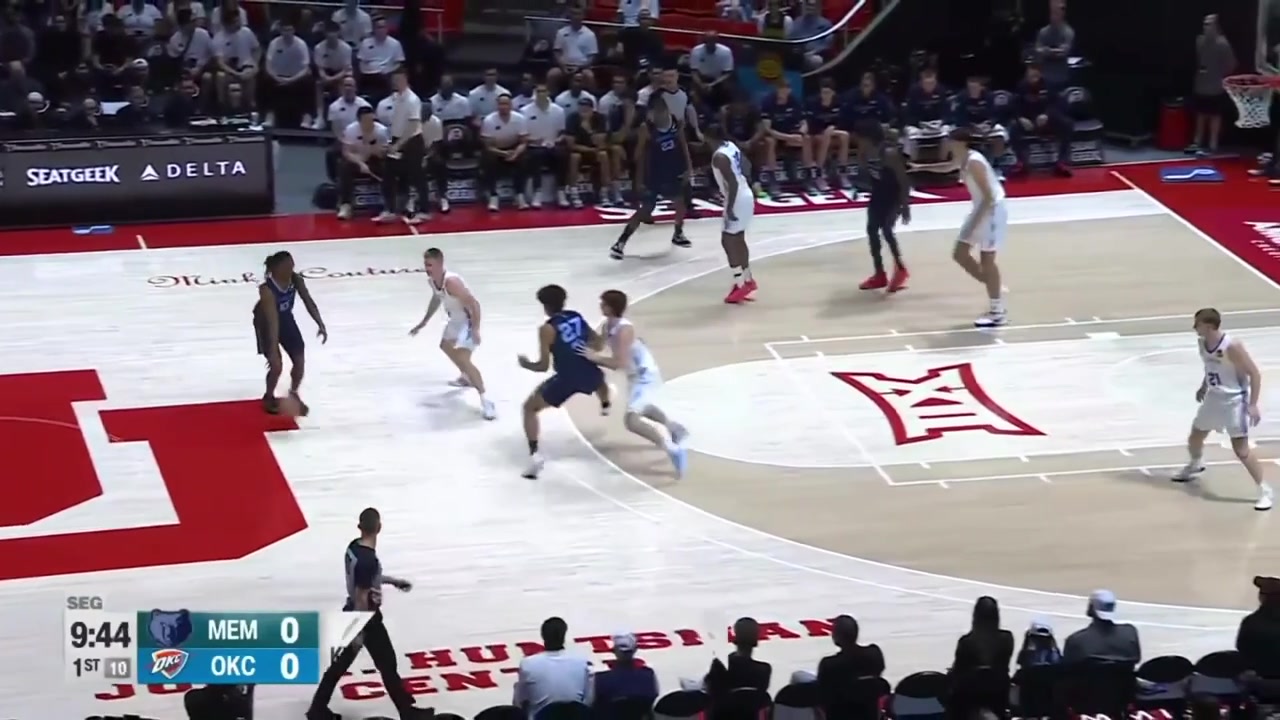 Cameron Boozer with the dunk for his first Salt Lake City Summer League bucket