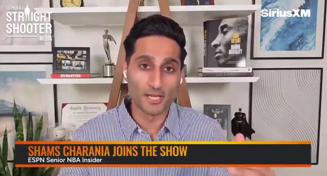 Charania The Warriors initial offseason plan was to pair Curry and Draymond with LeBron and Anthony Davis With them being unable to trade for AD so far I think they believe LeBron isn't coming there