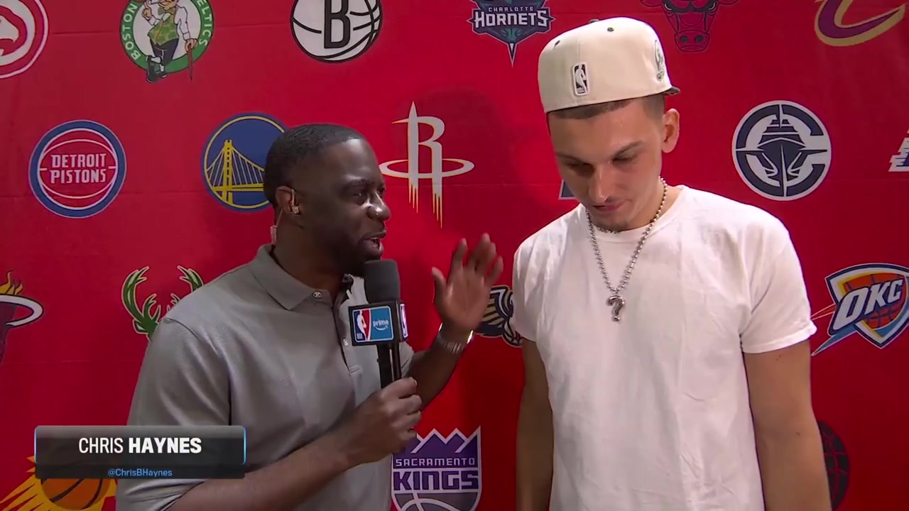 Tyler Herro interview during the Bucks vs Heat game in Las Vegas - Summer League He was asked about his new team and MiamiOn Miami It's all love It's all love in MiamiHe said he met with coach Spo and the Miami Heat FOWe're all good in Miami