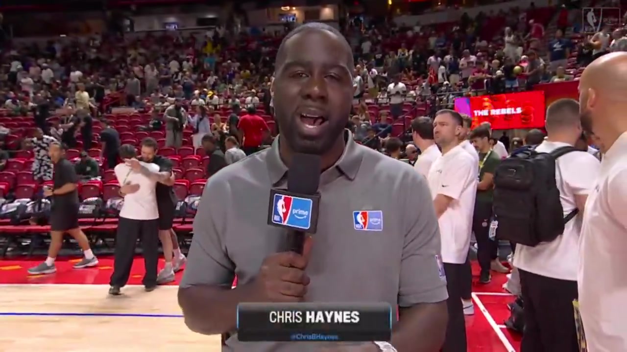 Chris Haynes says Miami Heat are aware of the incident but they have no comment