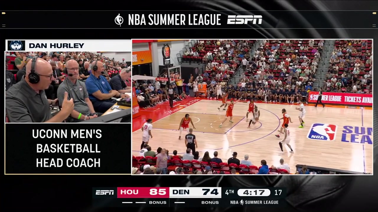 DeJon Jarreau with a nice cross move and the And-1 driving layup as he falls on his arm with a replay