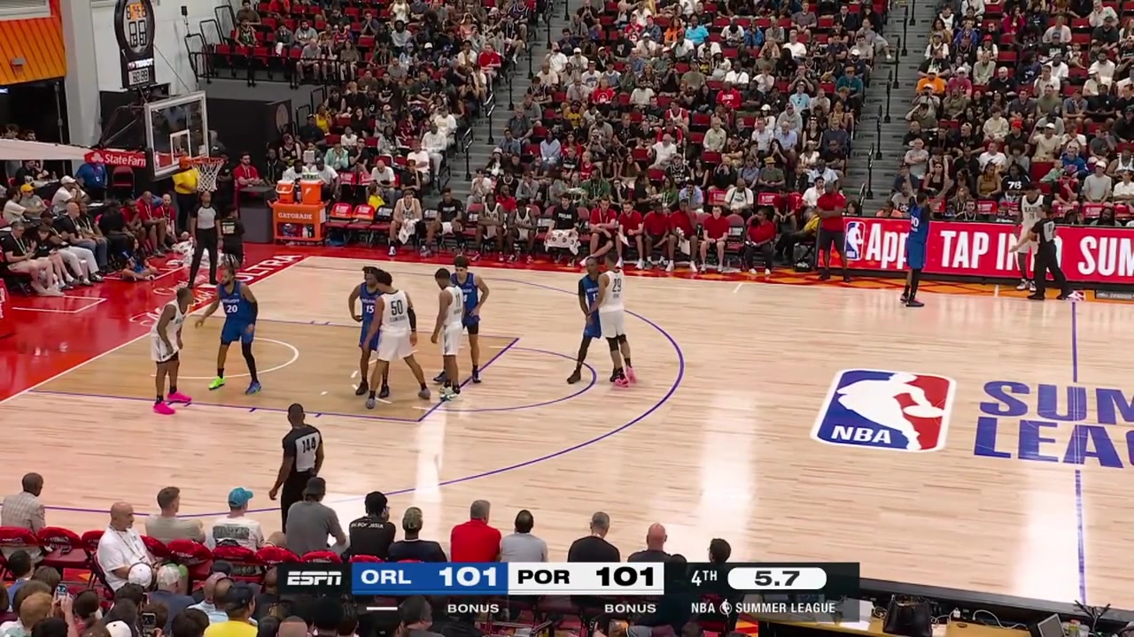 A questionable no backcourt violation call with 06 secs remaining in regulation There is a jump ball between Lester Quiones and Chris YoungbloodQuiones moves away on the jump ball lets Youngblood tap the ball to him He misses the potential game winning halfcourt shot no foul