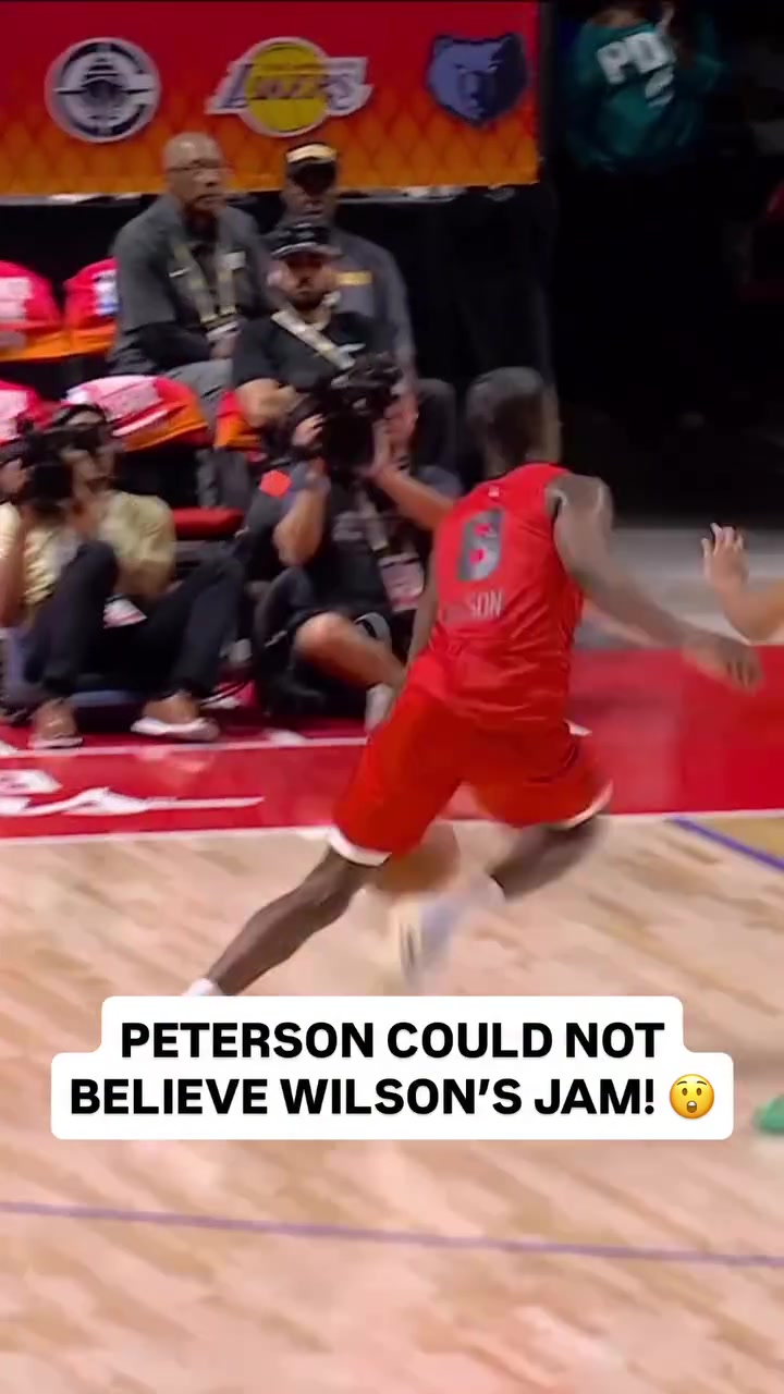 Darryn Peterson Was Stunned Seeing Caleb Wilson's Poster Tonight